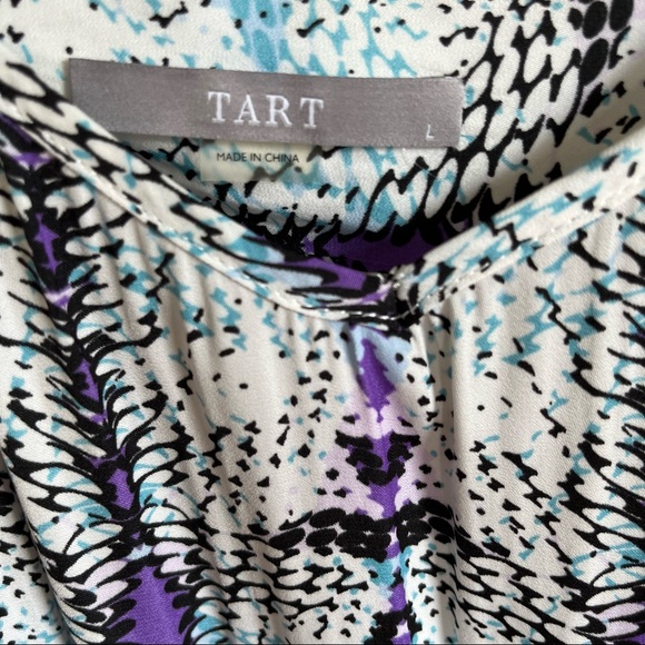 EUC Tart Maxi Blue Purple Snake Print Maxi - Picture 5 of 6